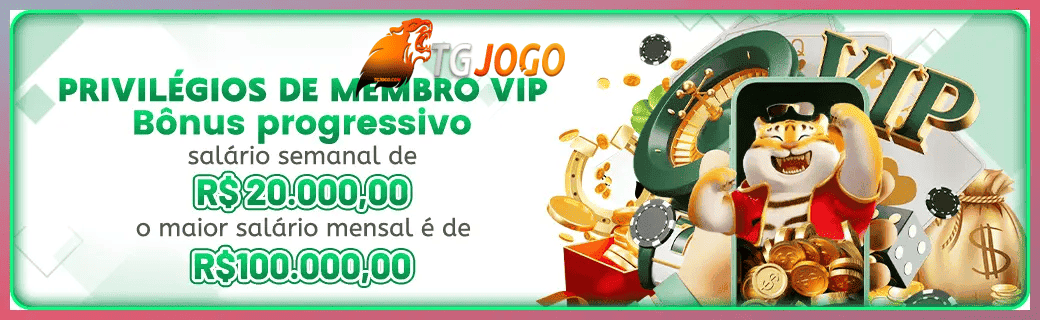 TGJOGO bônus — cashback 15 por cento e níveis VIP